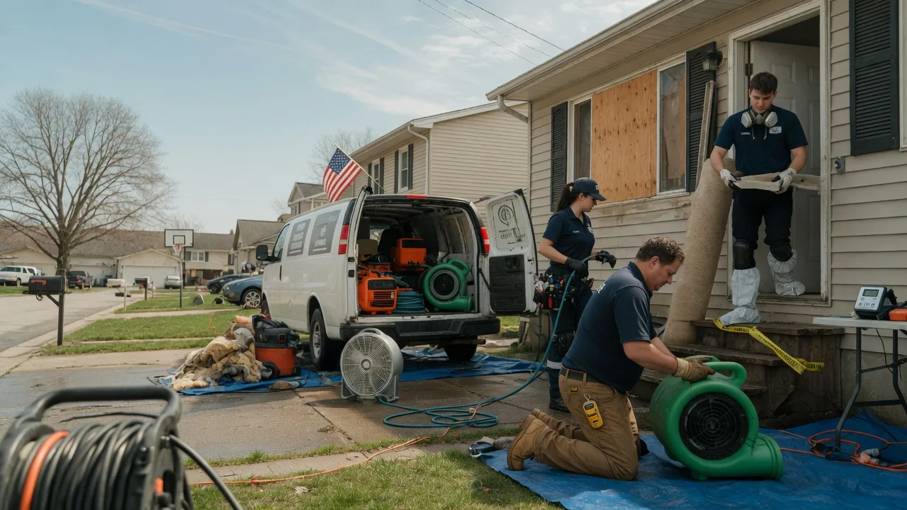 Water Damage Restoration in Urbana, IA near me